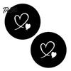 Talos 2PCS Car Coasters, Decorative Silicone Non-Slip Auto Accessories, Reusable Stain-Resistant Thermal Pads, for Home Bar Kitchen