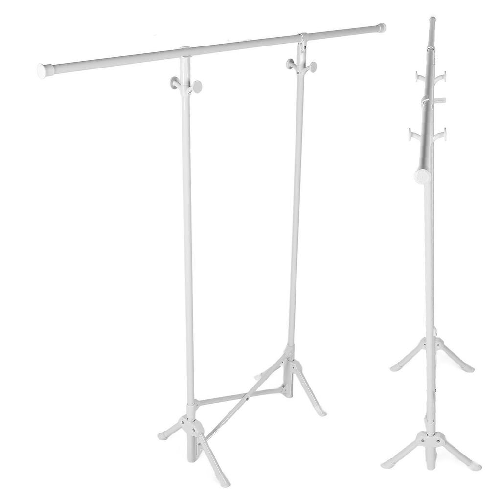 Foldable Clothes Drying Rack Multifunction Space Saving Carbon Steel Portable Travel Garment Rack for Dance Travel