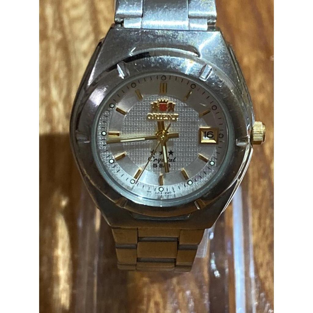 Used Orient Three Star Crystal Quartz Vintage Rare Watch