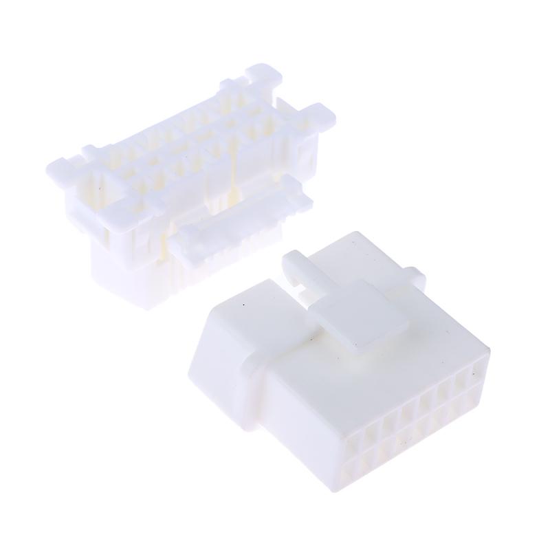 Dj7163-1.8-11/21 16 Pin 179631-1 Car Obd Connector Diagnostic Socket Plug Compatible With Toyota