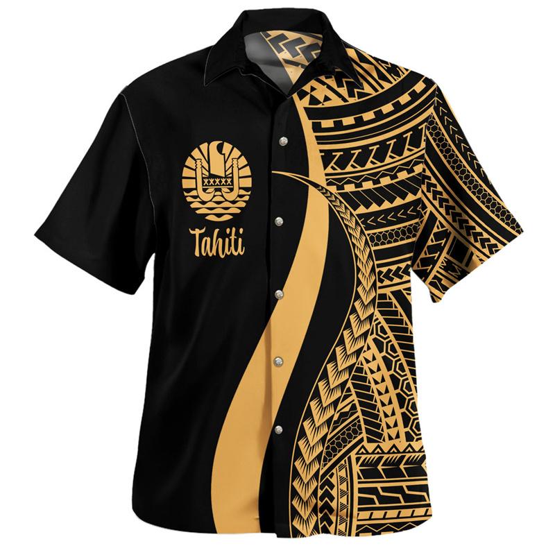 

Summer Fun Beach Shirt Fashion Men s Print Shirt Retro Casual Street Clothing Men s Summer Unisex Short Sleeve Top S