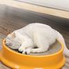 Cat Scratcher Bed with Replaceable Scratching Board Large Round Shape Scratch Resistant   Multifunction Cat Scratcher