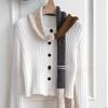 Knitted Wool Assorted Colors Scarf Warm Neck Scarves Plush Long Narrow Scarves  Autumn Winter