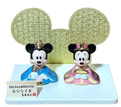 Mickey & Minnie Porzellan Hina Puppe 183235 Disney Yoshitoku