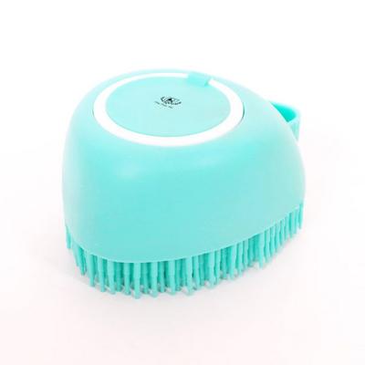 Ding Dong Pet Pet Heart Silicone Shampoo Brush, Blue, 1 Piece, Korean Pet Shampoo
