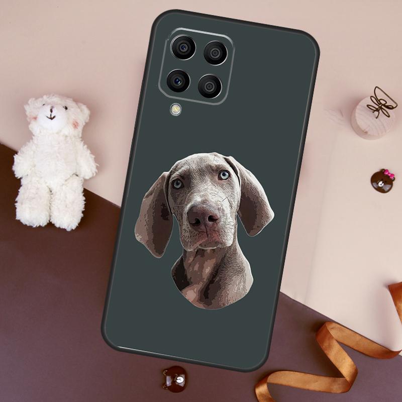 Weimaraner Dog Case For Samsung Galaxy M13 M54 M34 M14 M56 M36 M16 M31 M11 M53 M12 M32 M52 M35 M55 M15 M06