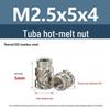 Stainless Steel Pre-embedded Injection Molding Knurled Nut M2M3M4