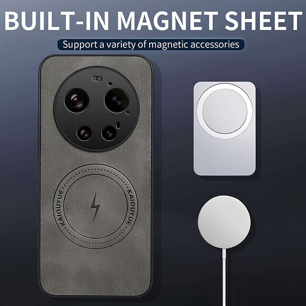 For Xiaomi Mi 17 Ultra 17 Pro Max 17T Pro 15T 14T Pro Case Magnetic Fashion PU Leather Shockproof Protection Phone Back Cover