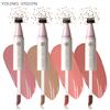 YOUNG VISION 4 colors Waterproof & Sweatproof Blush Freckle Pen,4-in-1 Liquid Blush & Freckle Stamp for Blush Eyeshadow Lip Mousse