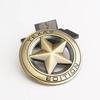 3D Metal TEXAS EDITION Shield Pentagram Star Side Fender Door Emblem Badge Car Stickers For JEEP Wrangler Liberty Grand Cherokee uy1
