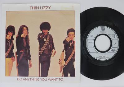 7-Zoll Schallplatte THIN LIZZY Do Anything You Want To Nur LIZZY4 VERTIGO 1979 UK Rock Gebraucht
