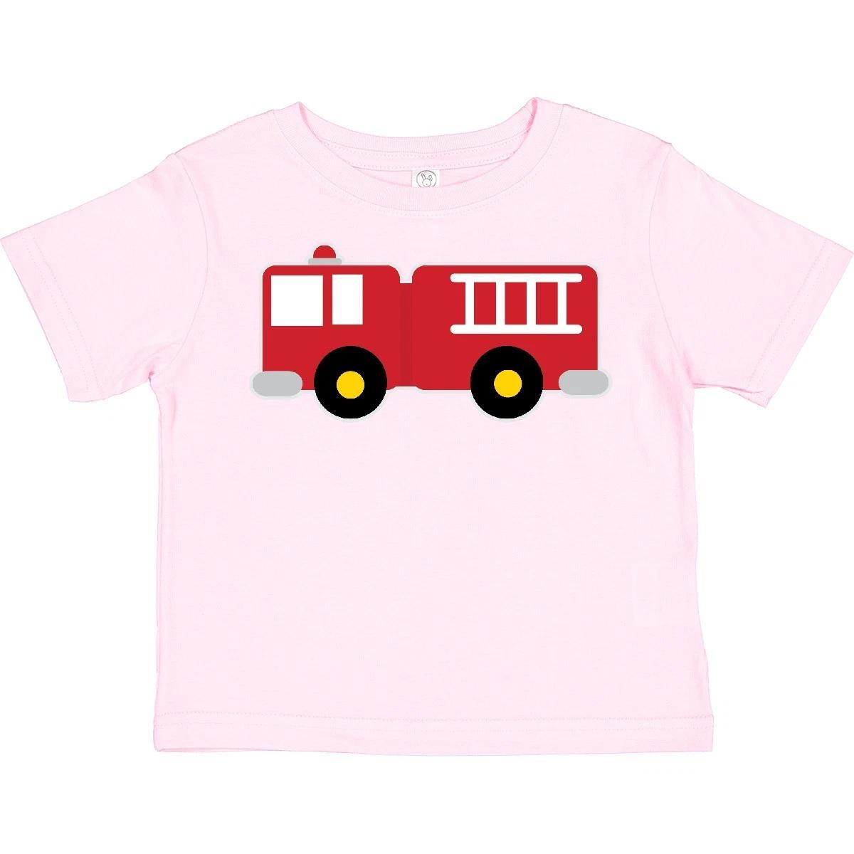 

Inktastic Fire Truck Childs Fireman Toddler kids boys T-Shirt Firefighter Future Kids Cute 160