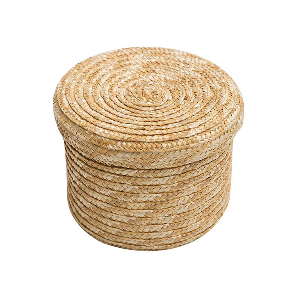 Seagrass Storage Basket Rattan Snack Container For Family GIft