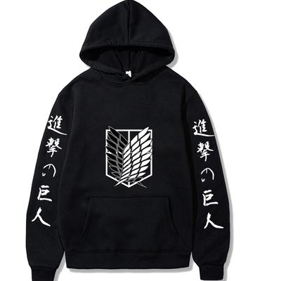Japanese Anime Attack On Titan Hoodies Men The Final Season Titans Attack Cartoon Streetwear Levi Eren Sweatshirts Male