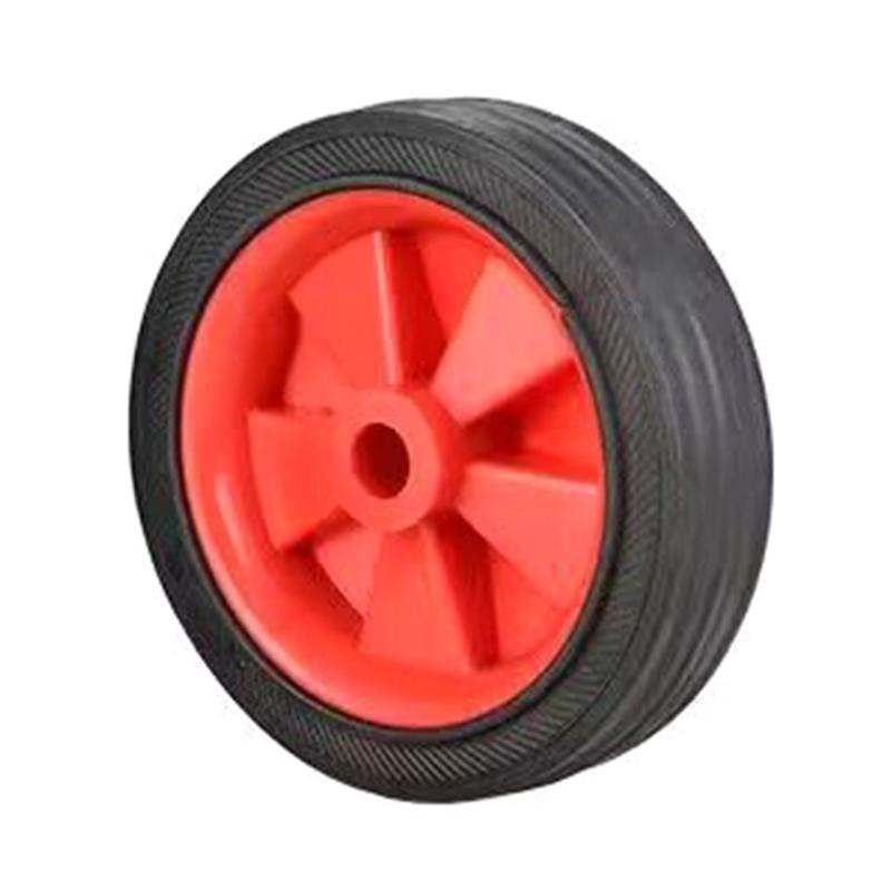 Roue de remplacement pour compresseur d'air robuste Roulettes en plastique 5 pouces/6 pouces Conception antichoc et antidérapante Roulement doux