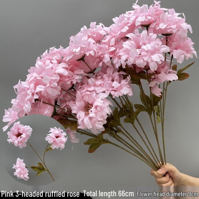 Wedding Pink Series Peony and Rose Artificial Flowers for Decorations