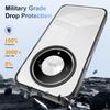 KEYSION Transparent Case for HONOR X9b 5G X9A 5G TPU+PC Anti-slip HD Clear Shockproof Phone Cover for Huawei Magic 5 6 Lite 5G