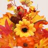 Artificial Pumpkin Ornament Maple Leaf Pine Cones Berry Sunflower Halloween Layout Prop For Table Decoration