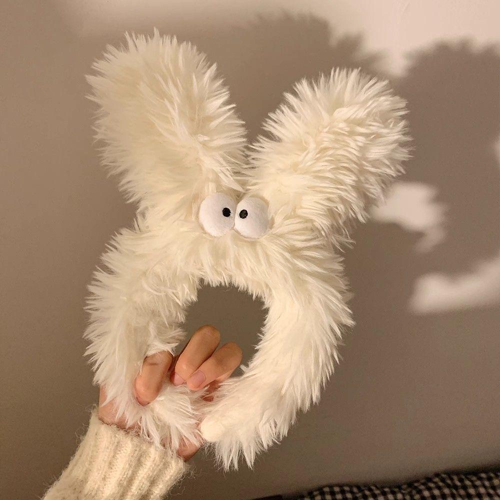 Cartoon Plush Headband: Cute Hair Accessory for Women & Kids, Perfect for Face Washing