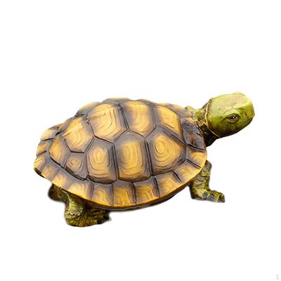 Decorative Turtle Statue In Resin, Fake Tortoise Figure for Pool and Lawn