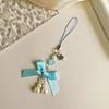 Bowknot Bow Phone Strap Pearl Mobile Phone Chain Pearl Phone Pendant  Telephone Jewelry