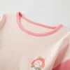 DEESHA Girls' 60S Pure Cotton Long-Sleeve Pajama Set