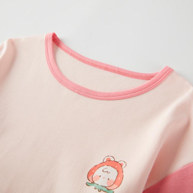 DEESHA Girls' 60S Pure Cotton Long-Sleeve Pajama Set