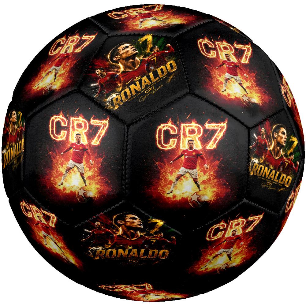 Ronaldo's Cr7 Football Legend Soccer Ball Size 5 Football Machine-Stitched Indoor/Outdoor Universal Football Ideal for Soccer Enthusiasts