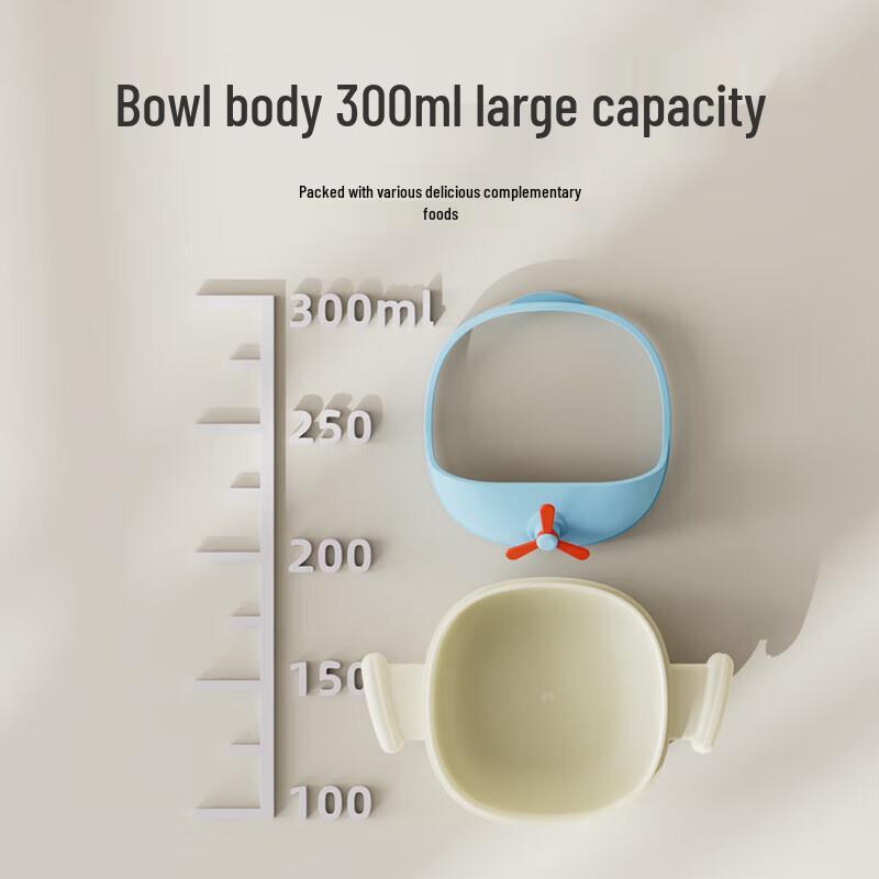 Infant Guardian Airplane-Shaped Non-Spill Baby Feeding Bowl