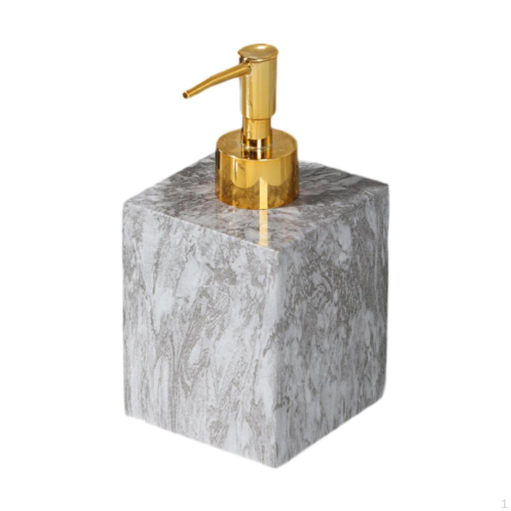 400 ml såpedispenser med marmordesign for benkeplatebruk
