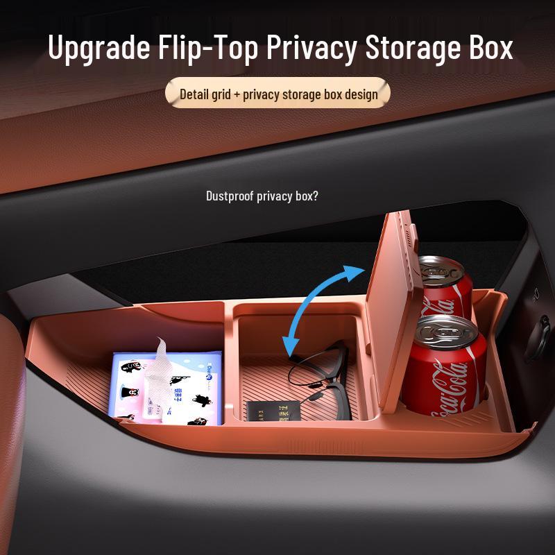 Galaxy E5 Center Console Glasses & Storage Box Organizer for Cars