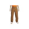 Nike Solid Color Logo Button Pocket Casual Pants Men Bottoms Brown FD0402-270