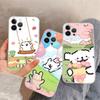 1pc Cute Cartoon Line Dog Maltese Phone Case For IPhone 17 16 15 14 11 12 13 Mini Pro XS Max Plus Funda Shell