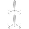 Dish Display Stand Iron Plate Holder Desktop Rack for Jewelry Display 2Pcs
