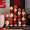 Honeycomb Ball Decorative Columns Set for Weddings, Birthdays, and Room Decor