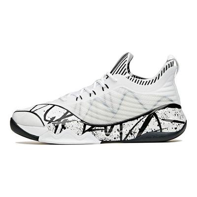 KT6 Thompson Durable Breathable Low Top Basketball Shoes Men Sneakers White Black 112121102-5