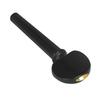 Violin Parts Kit Ebony Brass 4/4 3/4 Tailpiece Pegs Chinrest Endpin for Violin Replacement Fittings String Instrument Accessory