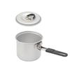 Portable Single Serving Milk Pot, Compact Foldable Outdoor Cookware for Camping & Hiking , Lightweight  Mini  Saucepan