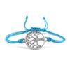 26Colors Wax Thread Braided Bracelets Charm Silver- Tree of Life String Bracelet Adjustable Bangles Friendship Gift Jewelry