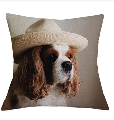 Cavalier King Charles Spaniel 45X45Cm Pillowcase Bedroom Sofa Home Decor