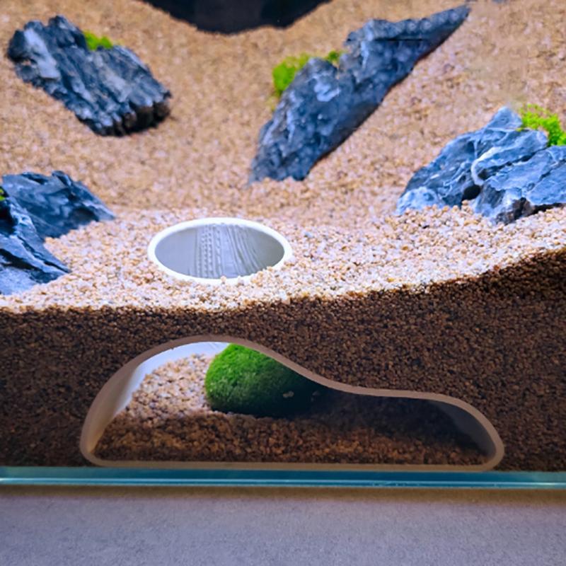 Multifunktionale Aquarium Unterwasser Tunnel Höhle Unter Kies Tunnel Kurve Aquarium Dekoration Tunnelhöhlen Aquarium Dekoration