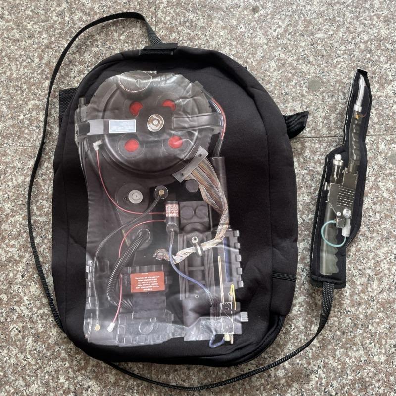 Ghostbusters Uniform, Ghostbusters, Costume, Quantum Bag with Gun, Halloween Costume.