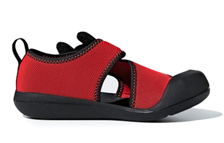 adidas Mickey C Fabric Low Top Kids' Skateboarding Shoes Black Red Kids' F35863