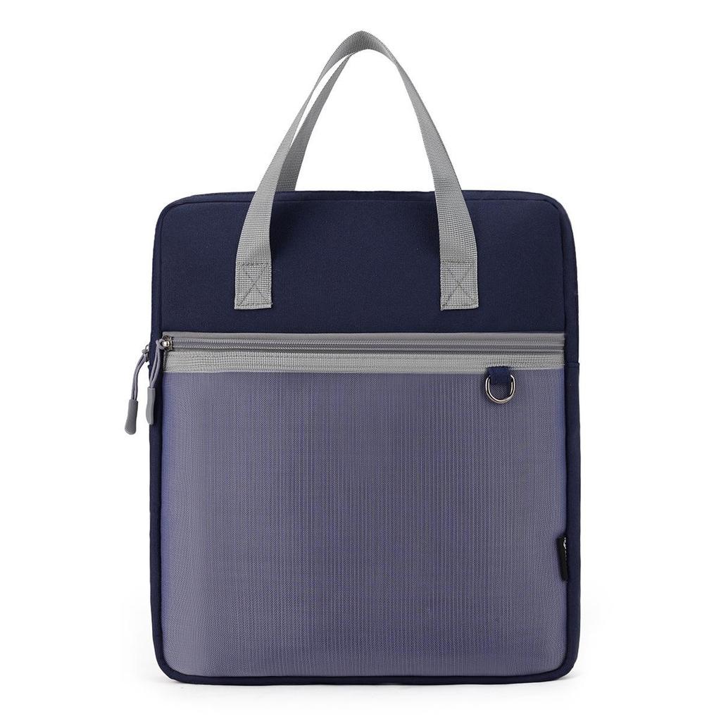 Middle School Student Zipper File Organizer - Large Capacity Bag for Books and Subject Sorting