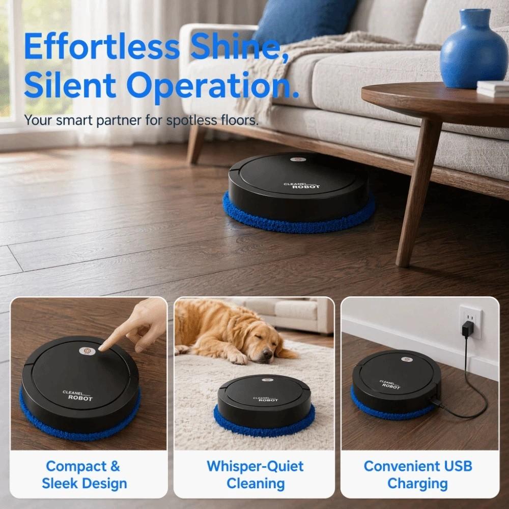 2-in-1 Floor Mopping Robot Dual Use Floor Cleaner Robot Auto Sweeping Robot  Home Floor