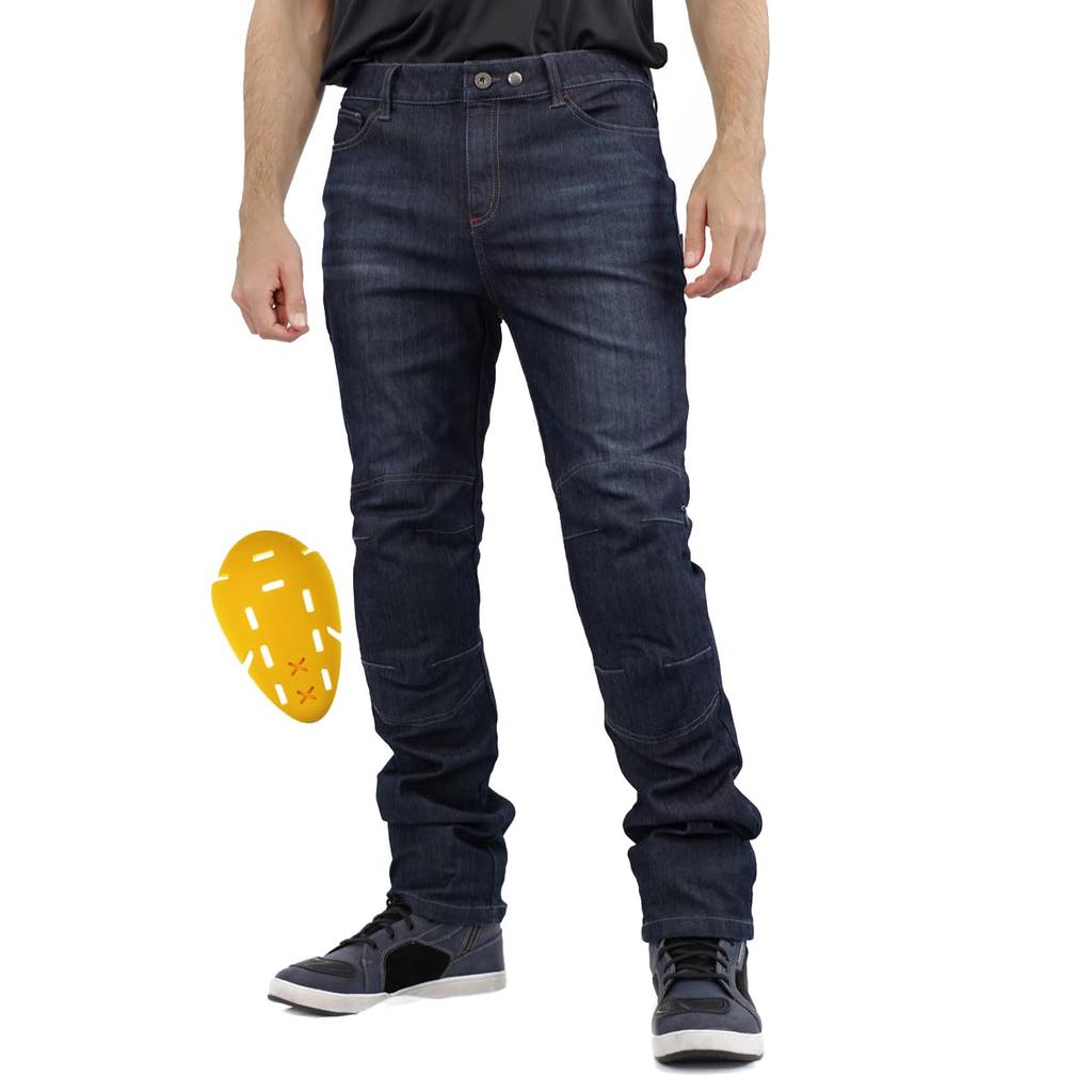 KOMINE Protect Windproof Warm Jeans for WJ-9274R Motorcycles, Black, 2XL, 07-9274, Men's