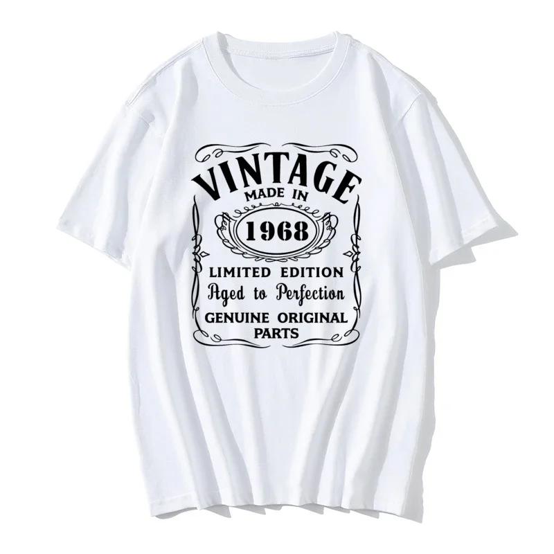 Father's Day Gift 1966 1967 1968 1969 1970 Novelty All Original Birthday Gift T-Shirt big size Clothes Novelty Print T Tshirt