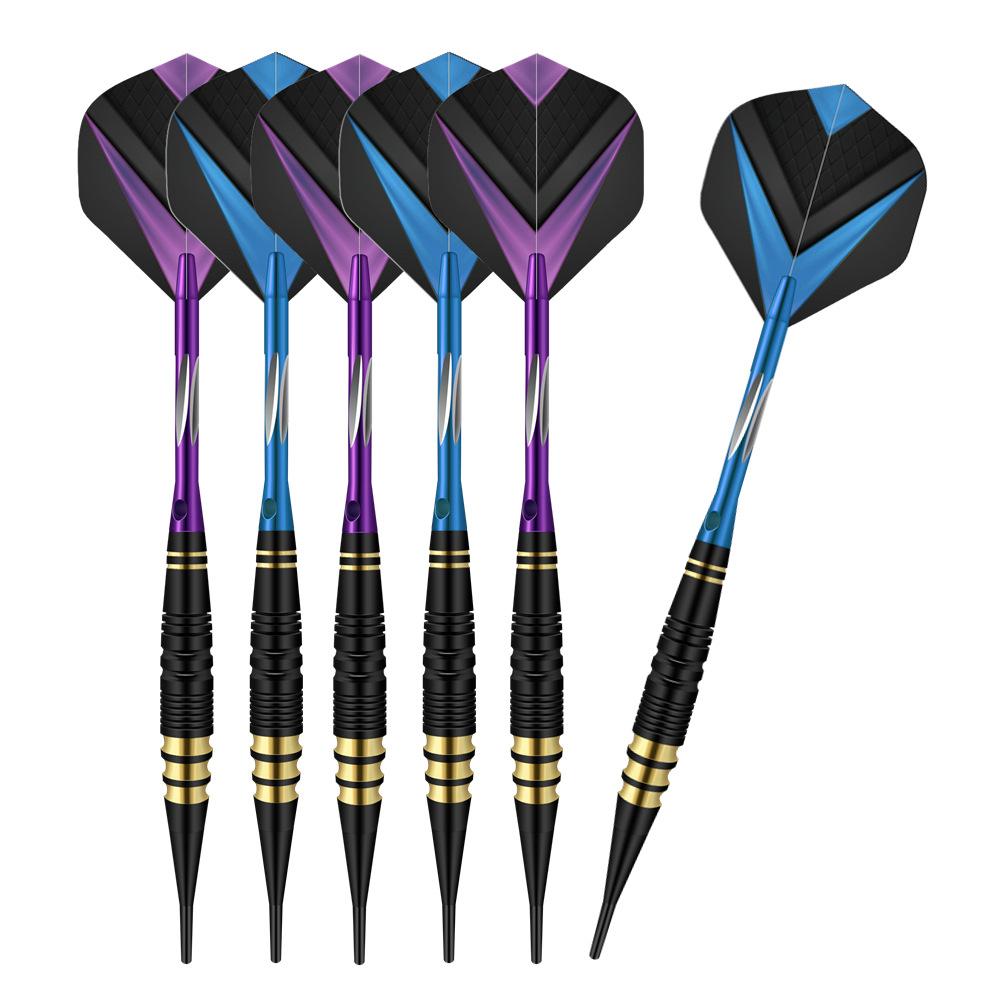 Soft Tip Darts Set Aluminum Shaft Professional Darts Plastic Tip Sets 2BA Replacement Tips
