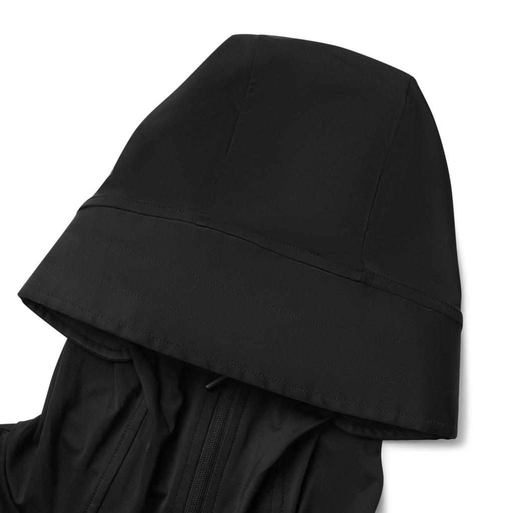 Li-Ning Fitness Serie Sportlich Lässig Einfarbig Kapuzenpullover UV-Schutz Sonnenschutzbekleidung Damen Oberbekleidung Schwarz AFDVE44-4