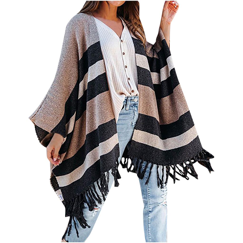 plus size tassel jacket